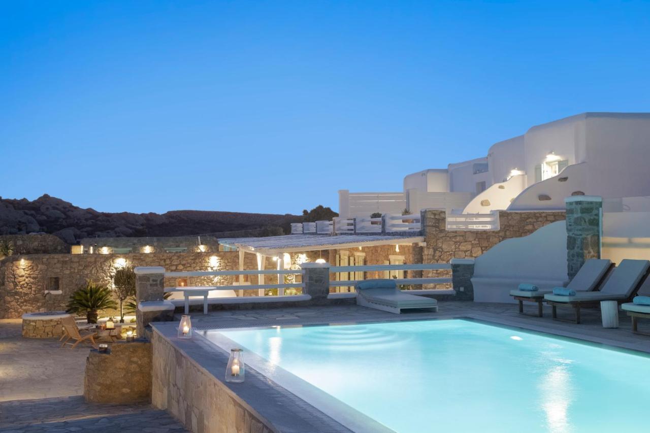Mando Pool Villas W Sea Views - Five Bedrooms Παραλία Super Paradise Εξωτερικό φωτογραφία