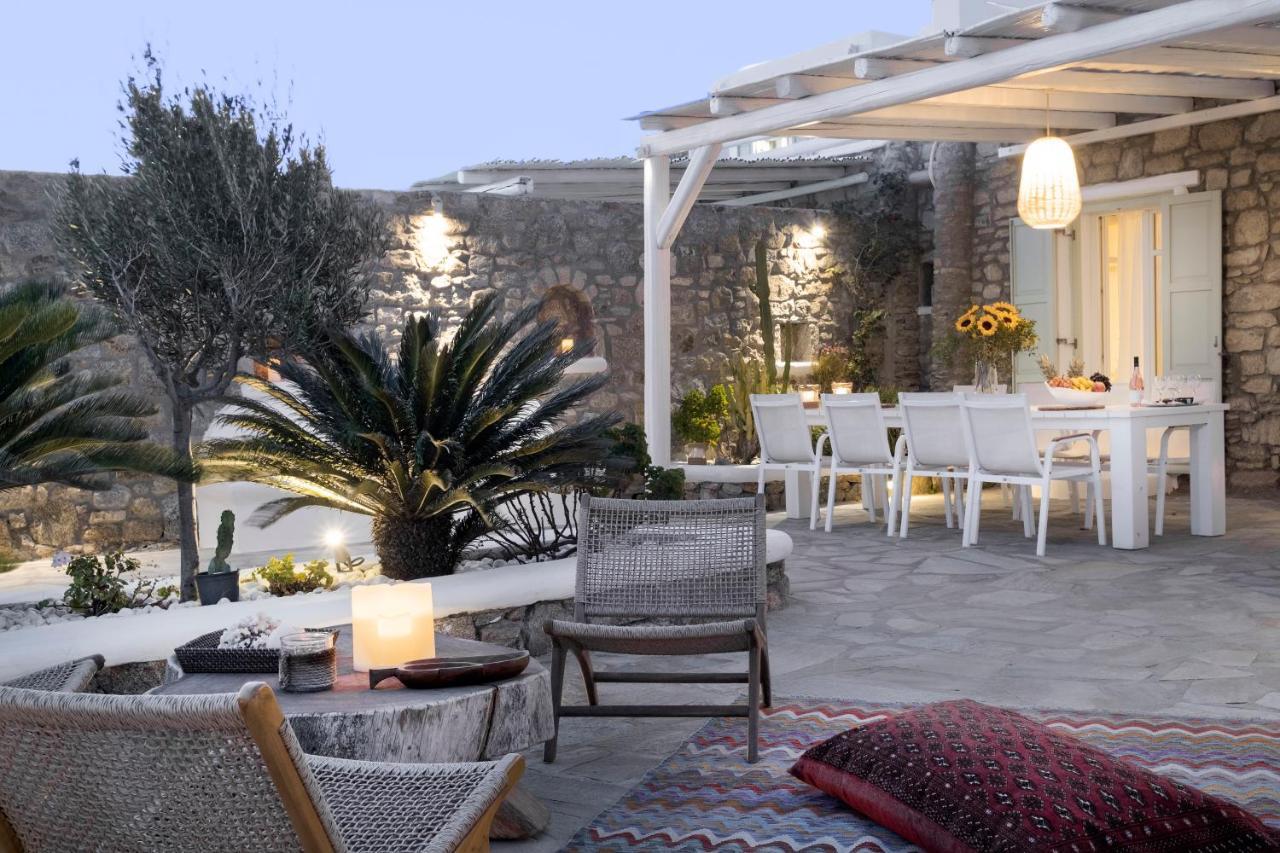 Mando Pool Villas W Sea Views - Five Bedrooms Παραλία Super Paradise Εξωτερικό φωτογραφία