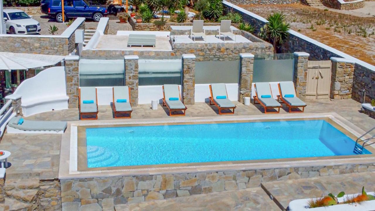 Mando Pool Villas W Sea Views - Five Bedrooms Παραλία Super Paradise Εξωτερικό φωτογραφία