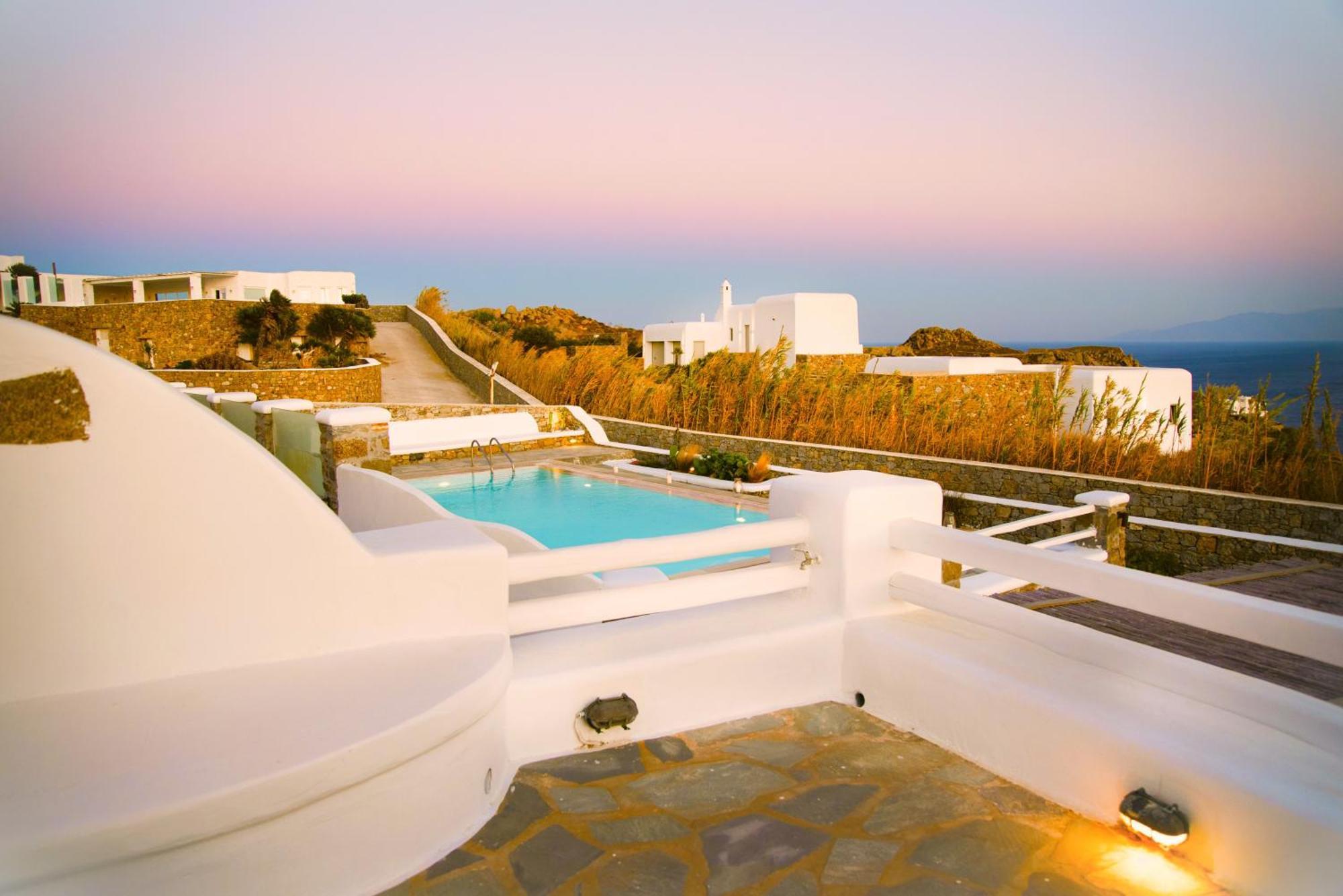 Mando Pool Villas W Sea Views - Five Bedrooms Παραλία Super Paradise Εξωτερικό φωτογραφία
