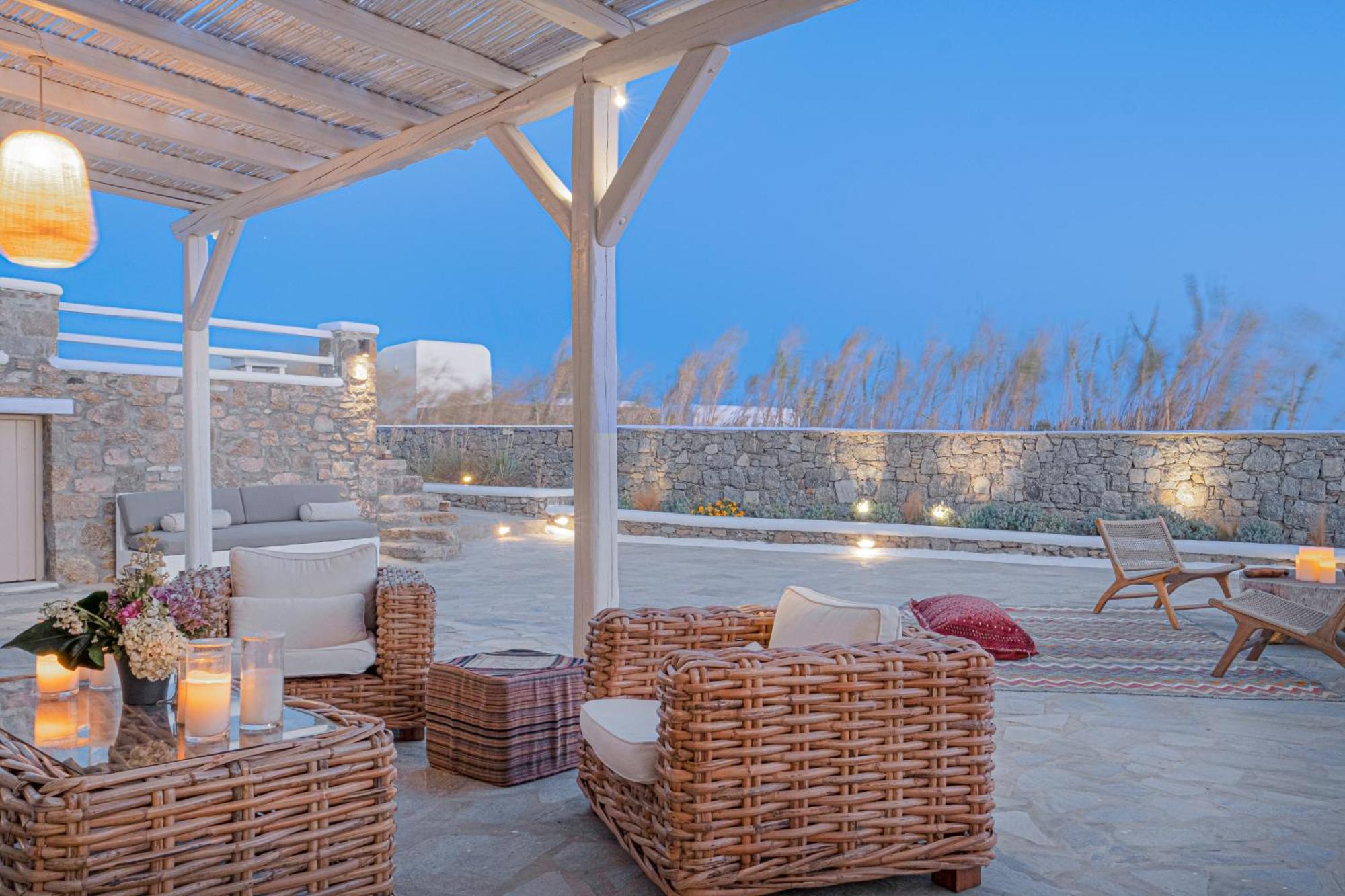 Mando Pool Villas W Sea Views - Five Bedrooms Παραλία Super Paradise Εξωτερικό φωτογραφία