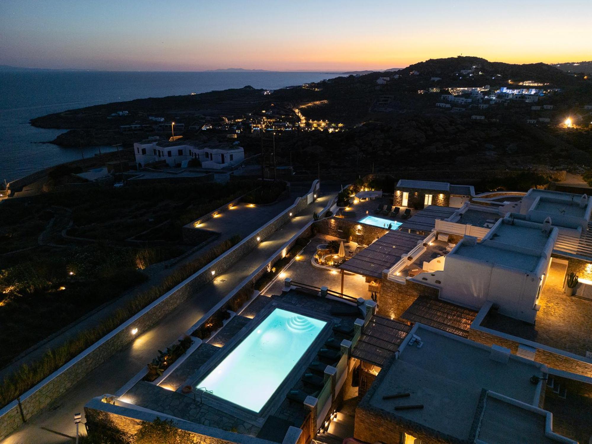 Mando Pool Villas W Sea Views - Five Bedrooms Παραλία Super Paradise Εξωτερικό φωτογραφία