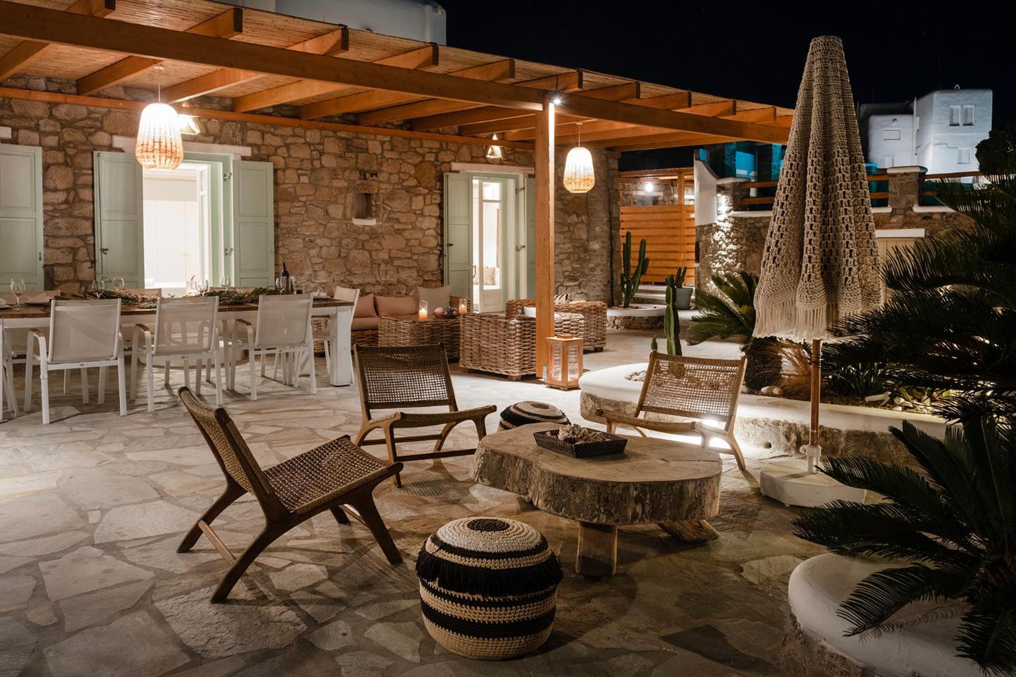 Mando Pool Villas W Sea Views - Five Bedrooms Παραλία Super Paradise Εξωτερικό φωτογραφία