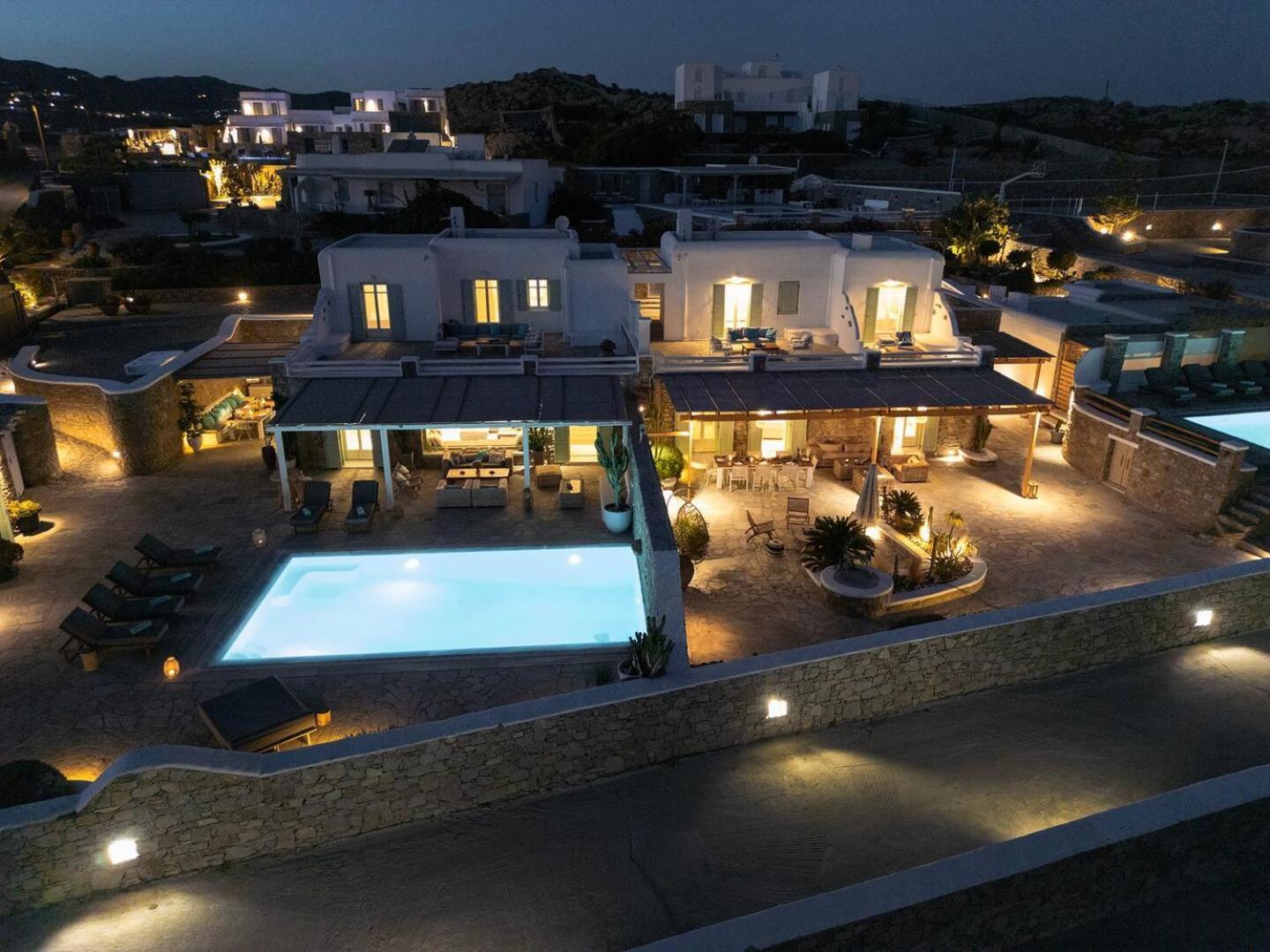 Mando Pool Villas W Sea Views - Five Bedrooms Παραλία Super Paradise Εξωτερικό φωτογραφία