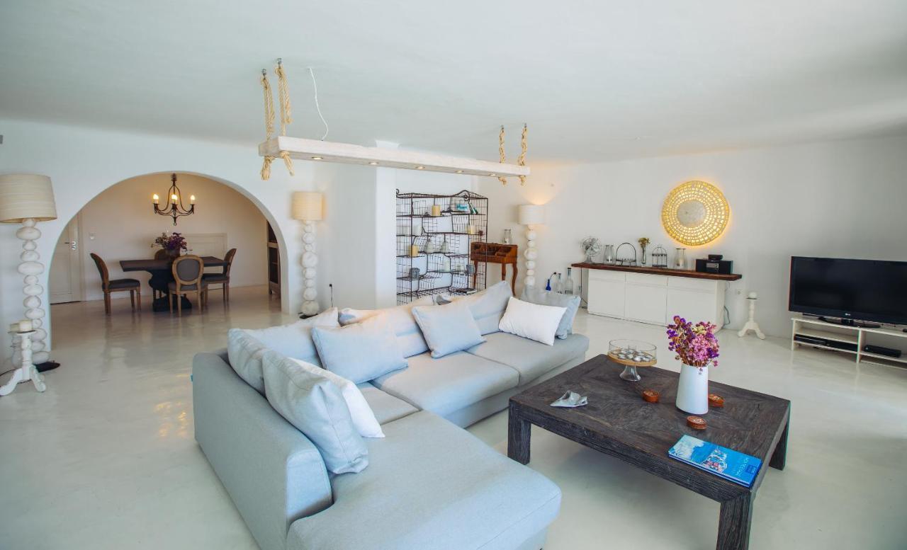 Mando Pool Villas W Sea Views - Five Bedrooms Παραλία Super Paradise Εξωτερικό φωτογραφία