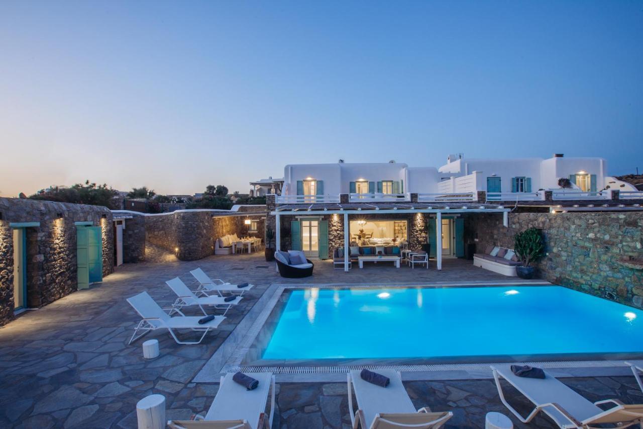 Mando Pool Villas W Sea Views - Five Bedrooms Παραλία Super Paradise Εξωτερικό φωτογραφία