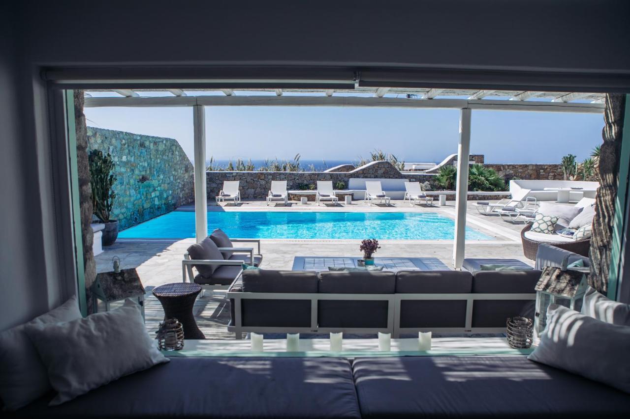 Mando Pool Villas W Sea Views - Five Bedrooms Παραλία Super Paradise Εξωτερικό φωτογραφία