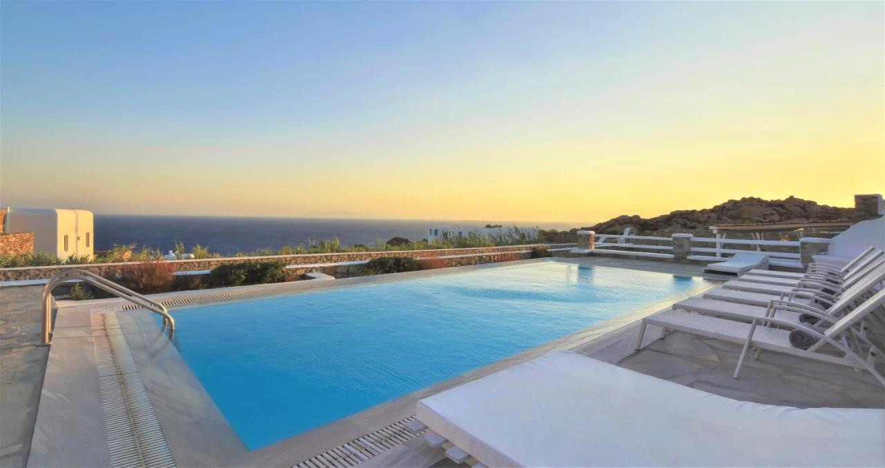 Mando Pool Villas W Sea Views - Five Bedrooms Παραλία Super Paradise Εξωτερικό φωτογραφία