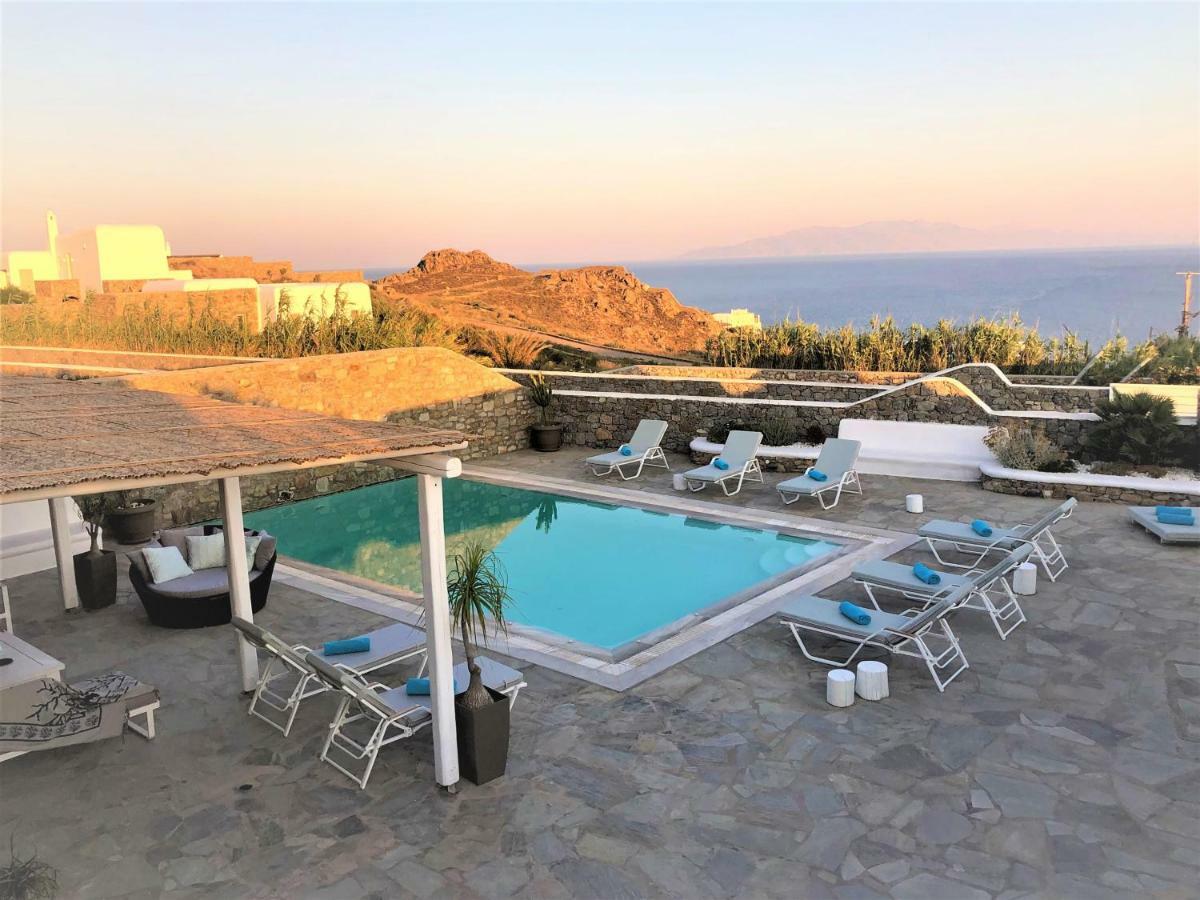 Mando Pool Villas W Sea Views - Five Bedrooms Παραλία Super Paradise Εξωτερικό φωτογραφία